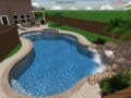 Planning Phase of Large Freeform Pool with Waterfall