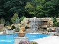 Fire Pot  and Large Waterfall