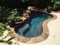 Freeform Pool with Rock Waterfall