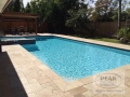 Geometric Pool with Raised Spa