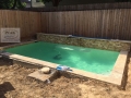 Geometric Pool with Raised Wall