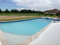 Geometric Pool with Tanning Ledge