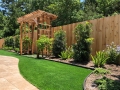 Backyard Landscaping and Pergola